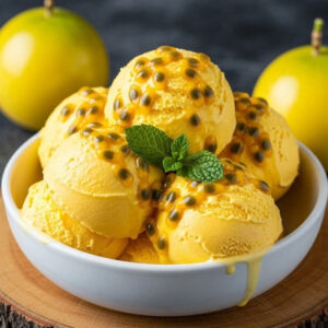 5 Passion Fruit Ice Cream