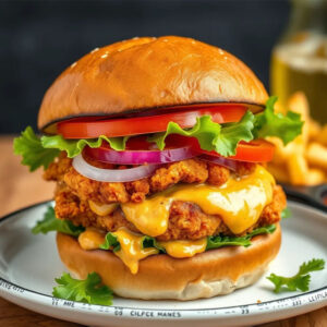 Butter Chicken Burger