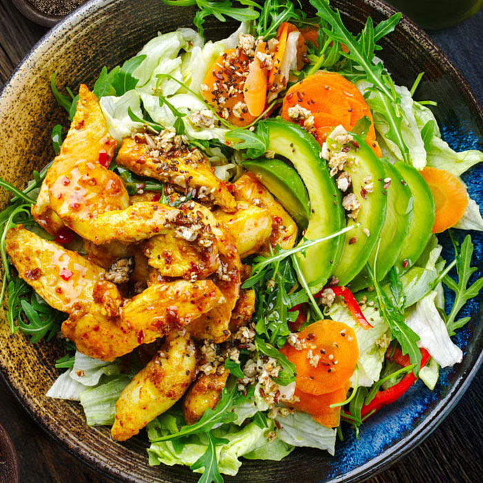 Butter Chicken Salad