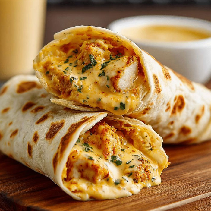 Butter Chicken Wrap