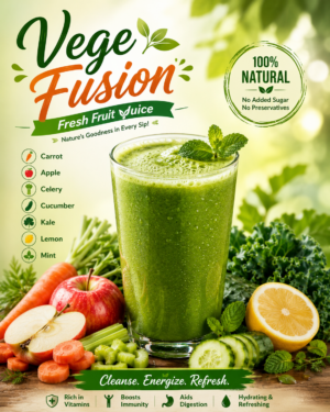 Vege Fusion Fresh Juice