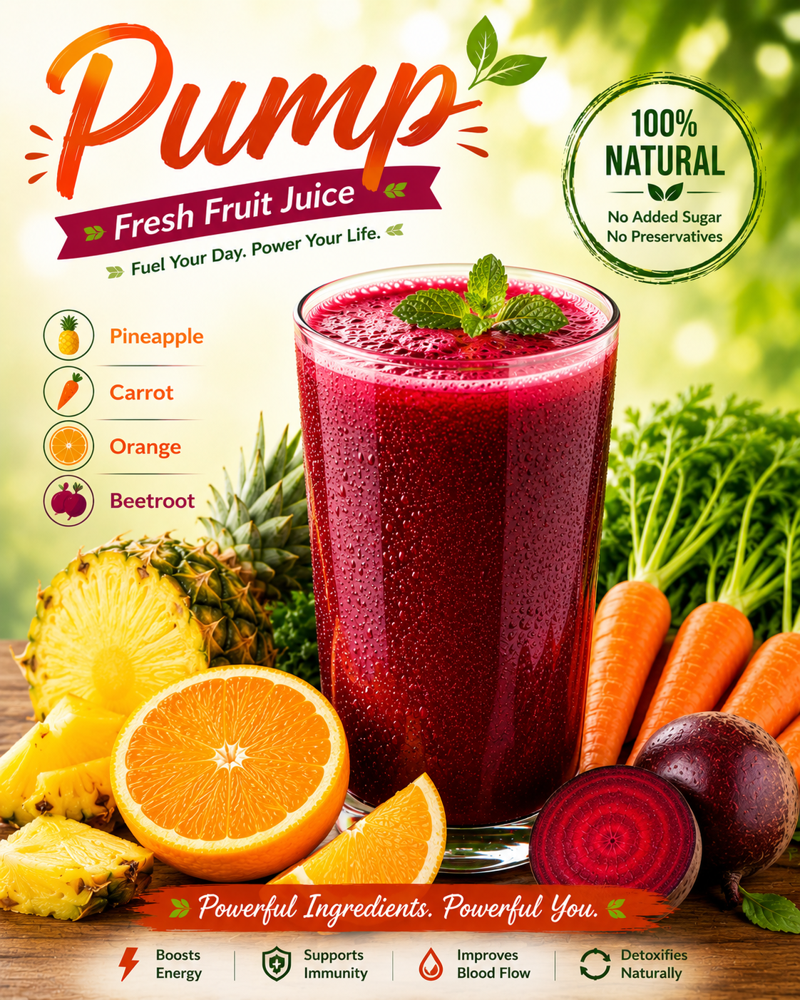 Pump Fresh Juice