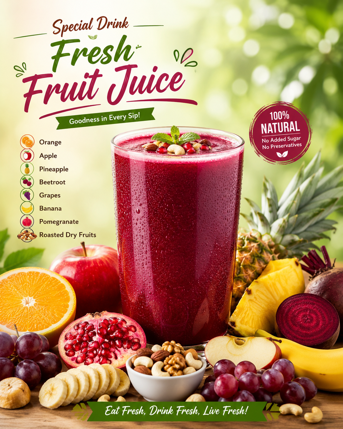 Special Fresh Fruit Juice