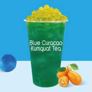 Blue Curacao Kumquat Tea